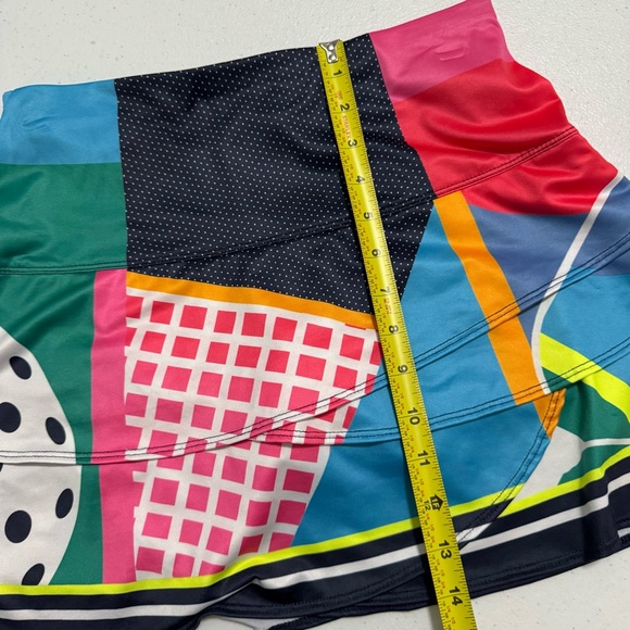 Lucky In Love Long Double Hit Sideline Scallop Skort Small - Picture 9 of 11